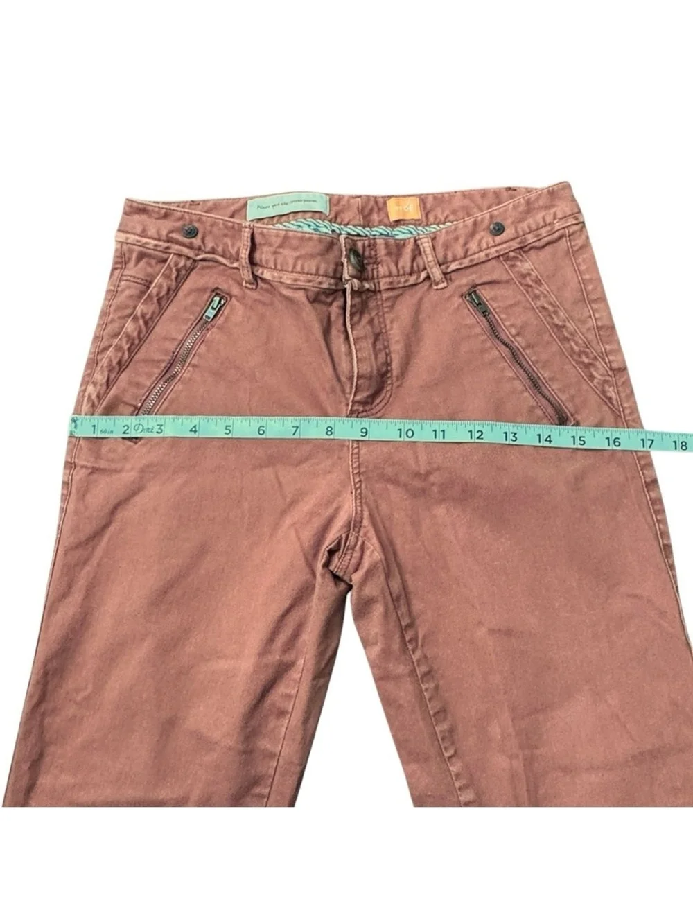 Pilcro and the Letterpress Anthropologie Brown Riding Pants Velvet Women’s 6